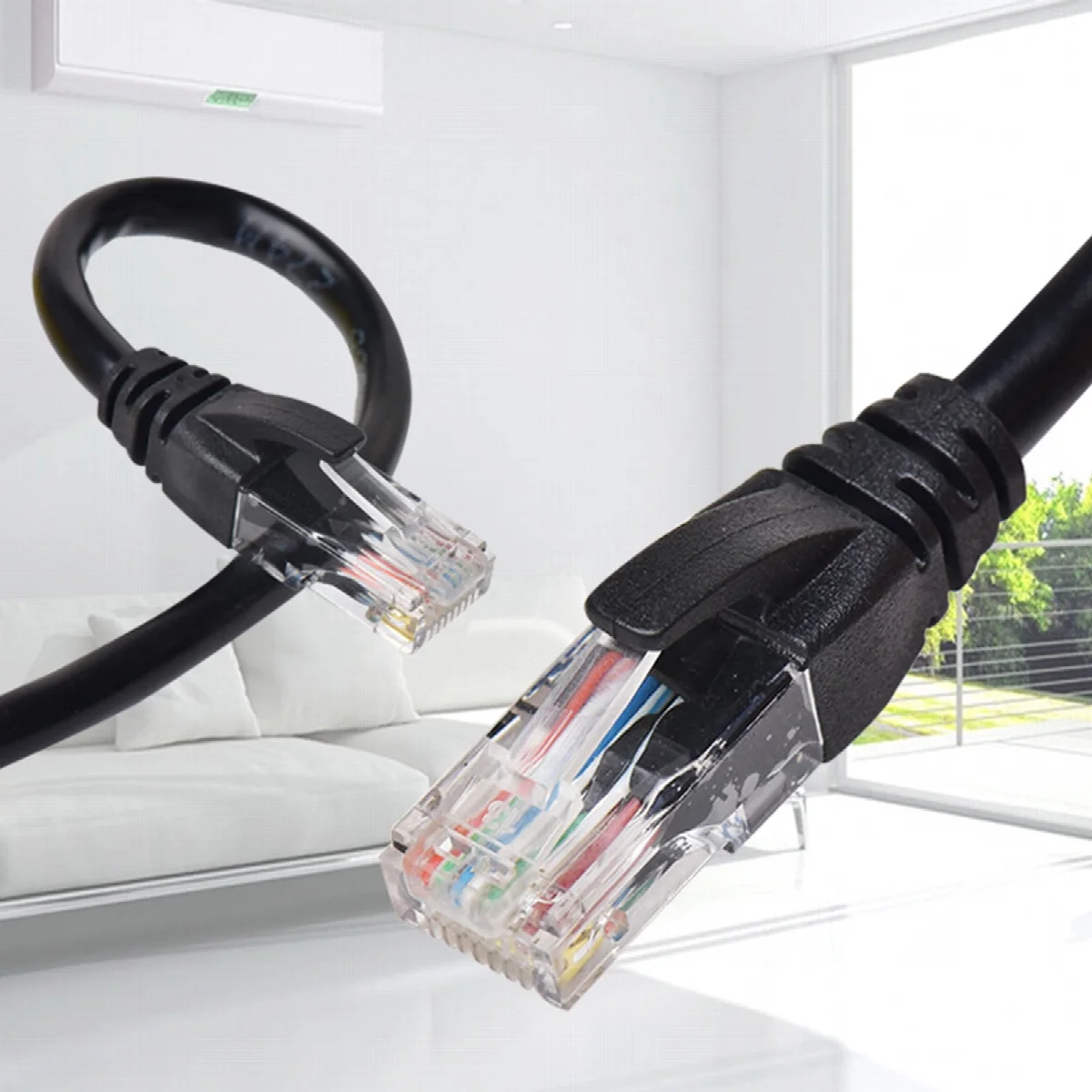 Cable de red Ethernet Cat6 RJ45 Gigabit - 5 metros, azul - imagen 6
