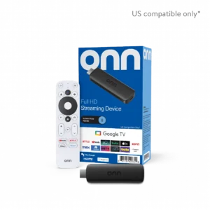 onn Google TV Full HD - Dispositivo de streaming 1080p con control por voz